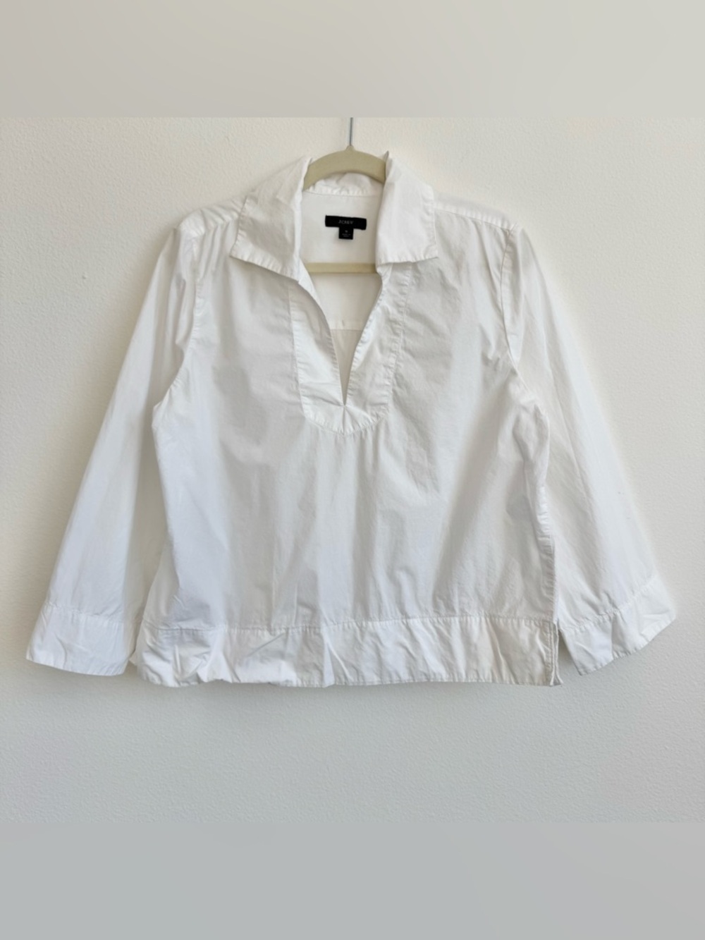 J.Crew Poplin Top Pullover Blouse